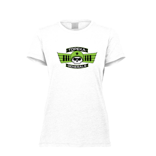 [FTSCUBWH-FAXS-LOGO1] Decker Women's Tri-Blend T-Shirt - Short Sleeve (Female Adult XS, White, Logo 1)