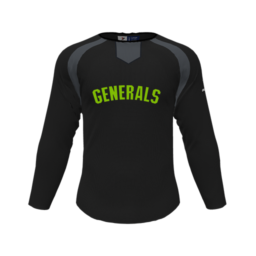 [CUS-DFW-PULL-FLC-CNK-LSL-BLK-YS-LOGO2] Pullover (Youth S, Black, Logo 2)