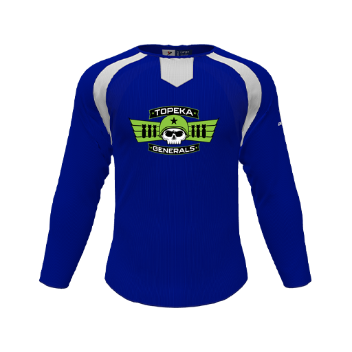 [CUS-DFW-PULL-FLC-CNK-LSL-RYL-YS-LOGO1] Pullover (Youth S, Royal, Logo 1)