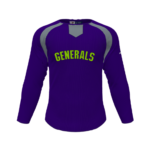 [CUS-DFW-PULL-FLC-CNK-LSL-PUR-YS-LOGO2] Pullover (Youth S, Purple, Logo 2)