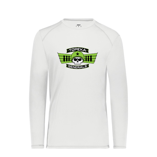 [6846.005.S-LOGO1] Youth SoftTouch Long Sleeve (Youth S, White, Logo 1)