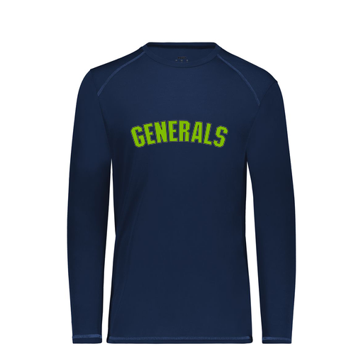 [6846.065.S-LOGO2] Youth SoftTouch Long Sleeve (Youth S, Navy, Logo 2)