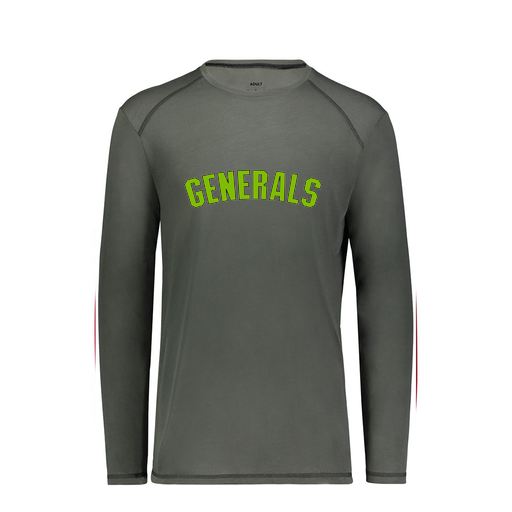 [6846.98D.S-LOGO2] Youth SoftTouch Long Sleeve (Youth S, Gray, Logo 2)
