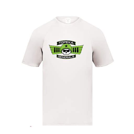[2791.005.S-LOGO1] Youth Smooth Sport T-Shirt (Youth S, White, Logo 1)