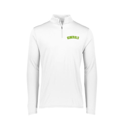 [FTLQFLWH-FAXS-LOGO2] Ladies Flex-Lite 1/4 Zip Shirt (Female Adult XS, White, Logo 2)