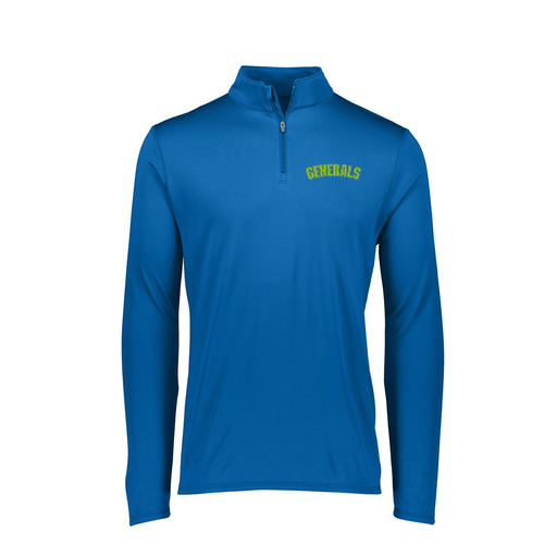 [FTLQFLRY-FAXS-LOGO2] Decker Women's Flex-Lite 1/4 Zip Shirt (Female Adult XS, Royal, Logo 2)