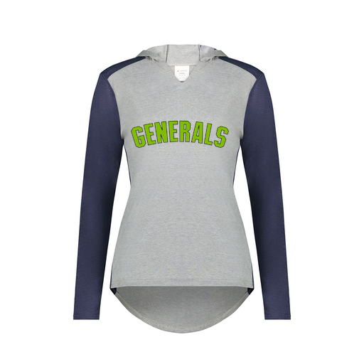 [6902.29V.XS-LOGO2] Ladies Vintage Hoodie (Female Adult XS, Navy, Logo 2)