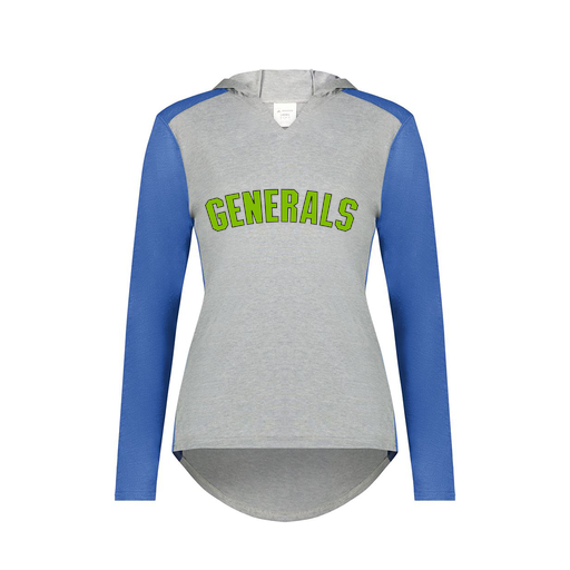 [6902.28V.XS-LOGO2] Ladies Vintage Hoodie (Female Adult XS, Royal, Logo 2)