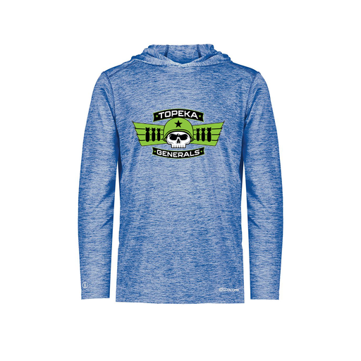 [FOLHCGRY-AS-LOGO1] Decker Men's Charge Hoodie (Adult S, Royal, Logo 1)