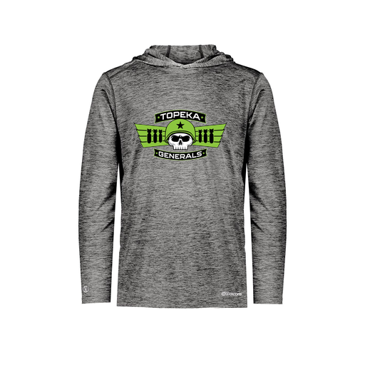 [FOLHCGBK-YS-LOGO1] Decker Youth Charge Hoodie (Youth S, Black, Logo 1)