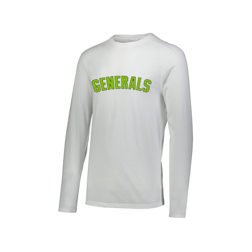 [3075.005.XS-LOGO2] Men's LS Ultra-blend T-Shirt (Adult XS, White, Logo 2)