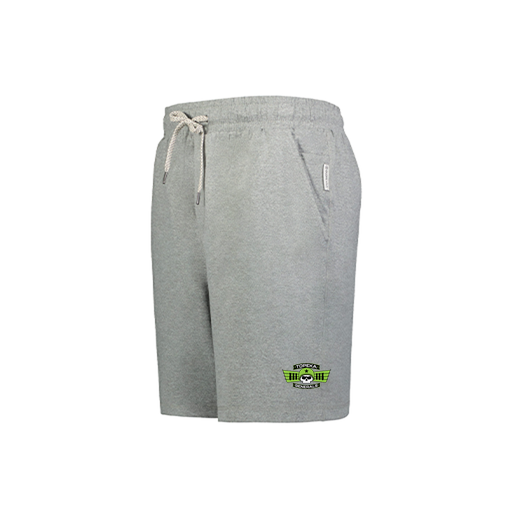 [223604.013.S-LOGO1] YOUTH Ventura Soft Knit SHORTS (Youth S, Silver, Logo 1)
