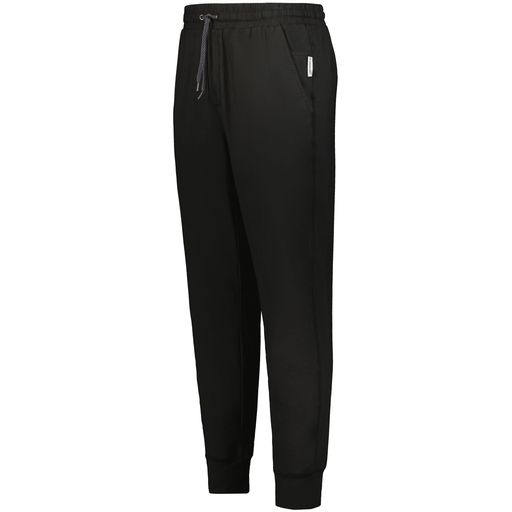 [222599.080.XS-LOGO4] Men's Ventura Soft Knit Joggers (Adult XS, Black, Logo 4)