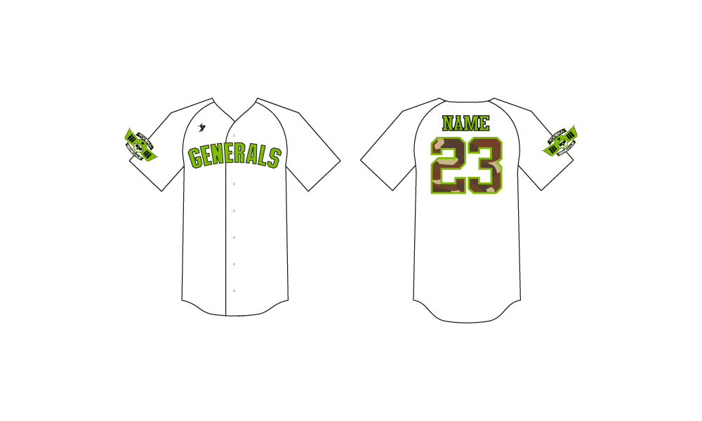 Topeka Generals - White Jersey