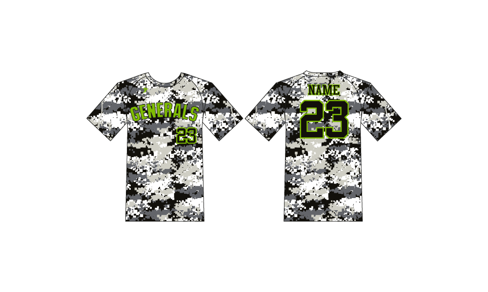 Topeka Generals - Camo Jersey