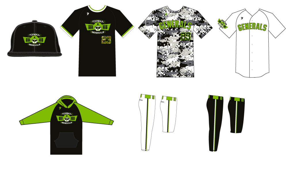Topeka Generals - Uniform Package